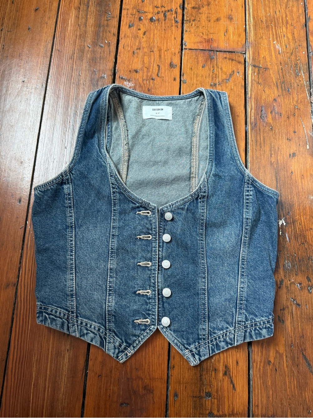 Denim vest